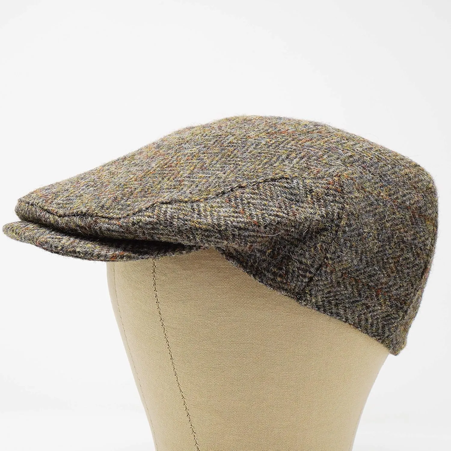 Borges & Scott Nevis Flat Cap - 100% Handwoven Wool – Harris Tweed – Water Resistant