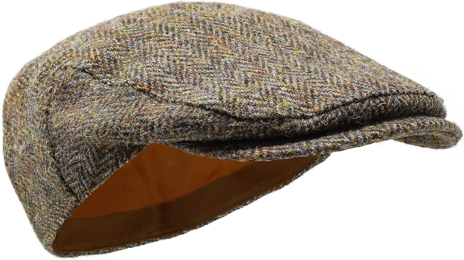 Borges & Scott Nevis Flat Cap - 100% Handwoven Wool – Harris Tweed – Water Resistant