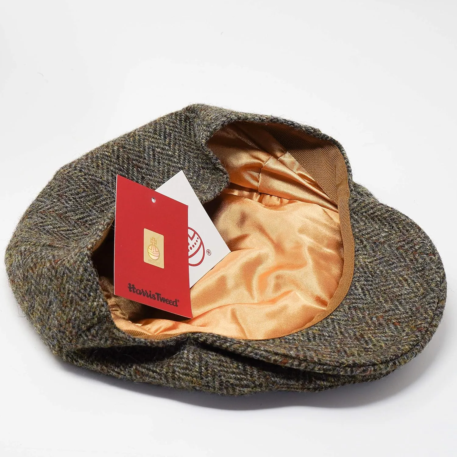 Borges & Scott Nevis Flat Cap - 100% Handwoven Wool – Harris Tweed – Water Resistant
