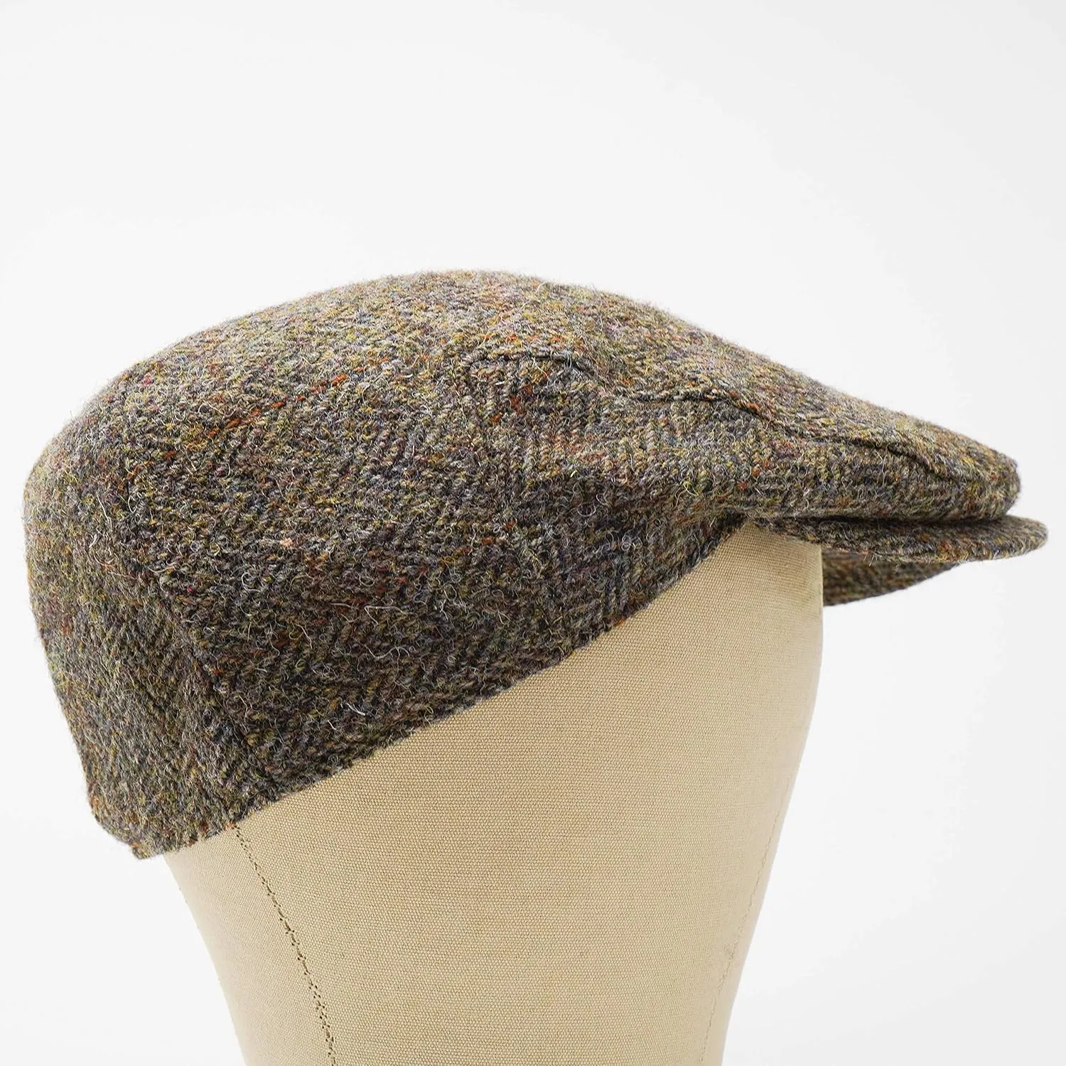 Borges & Scott Nevis Flat Cap - 100% Handwoven Wool – Harris Tweed – Water Resistant