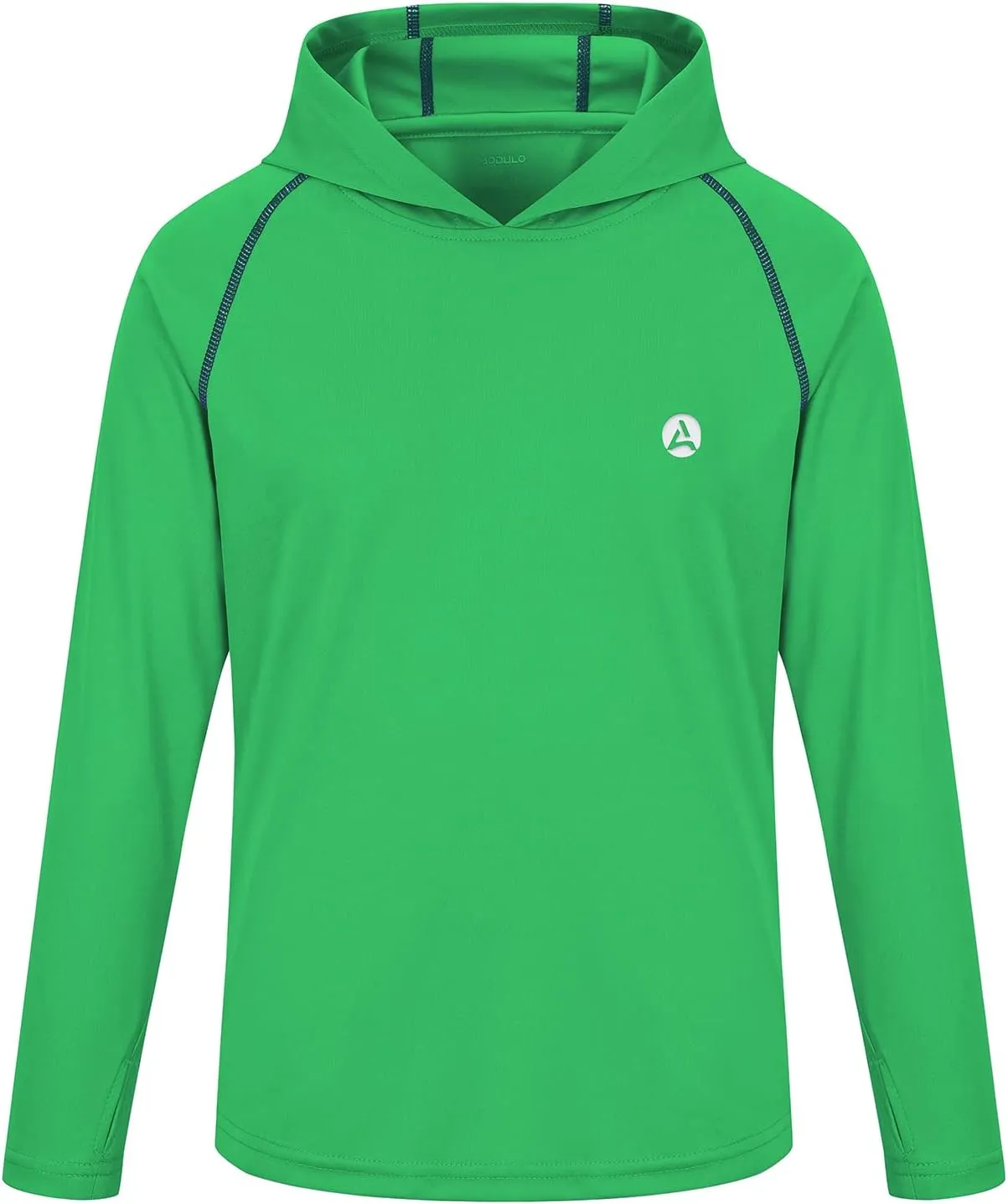 Boys Grils Long Sleeve Sun Shirts UPF50  Hoodie Thumbhole Rash Guard Quick Dry Atheltic Hiking Workout Water Playing