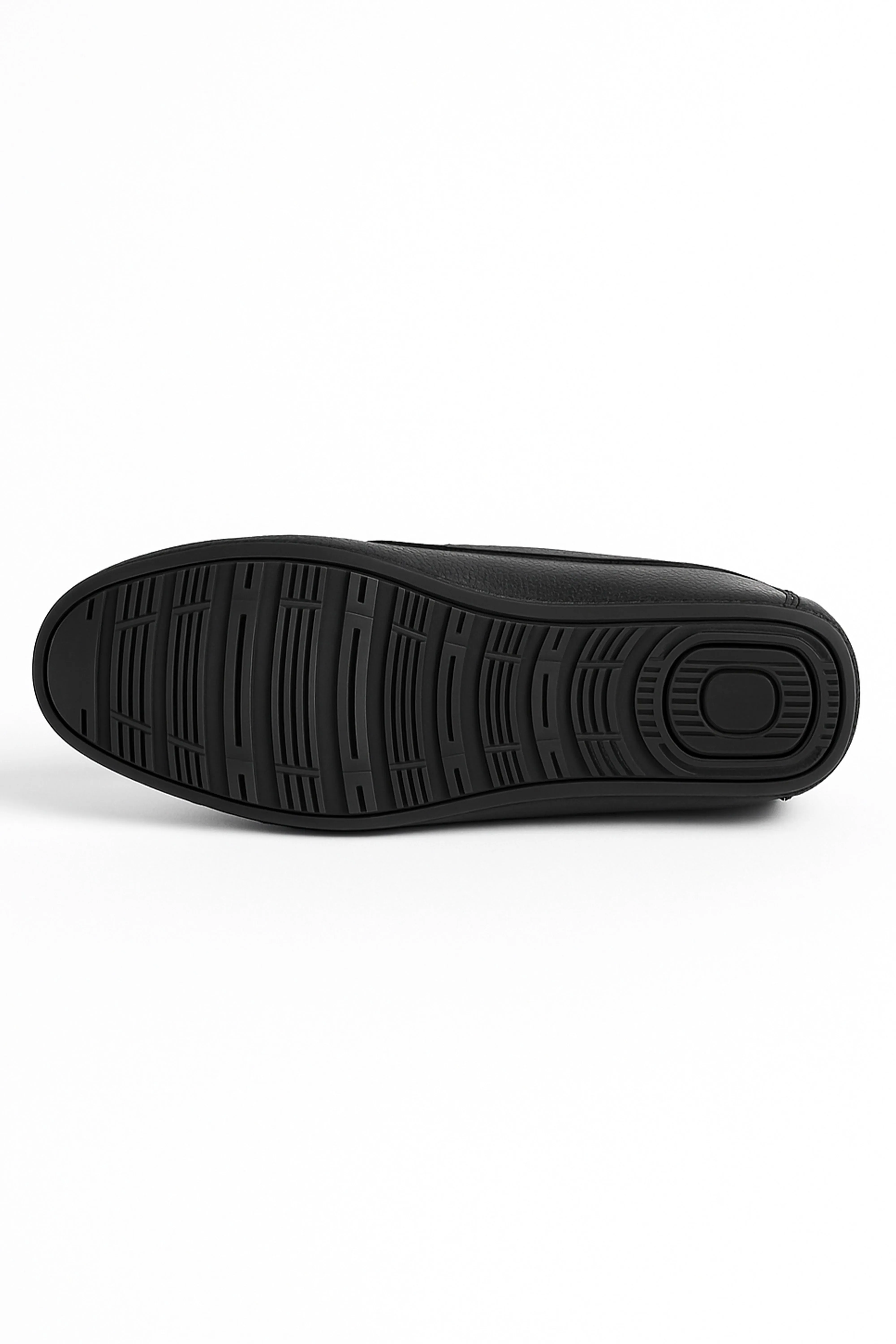 Boys Leather Penny Loafer - HUGO - Black
