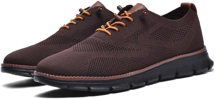 Breeze Shoes for Men Lightweight Casual Fashion Walking Shoes Comfortable Oxford Mens Business Classic Urban Dress