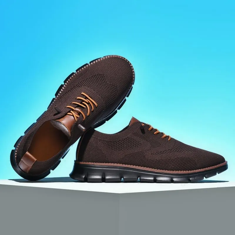 Breeze Shoes for Men Lightweight Casual Fashion Walking Shoes Comfortable Oxford Mens Business Classic Urban Dress
