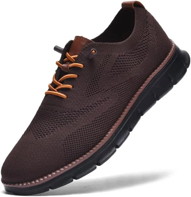 Breeze Shoes for Men Lightweight Casual Fashion Walking Shoes Comfortable Oxford Mens Business Classic Urban Dress