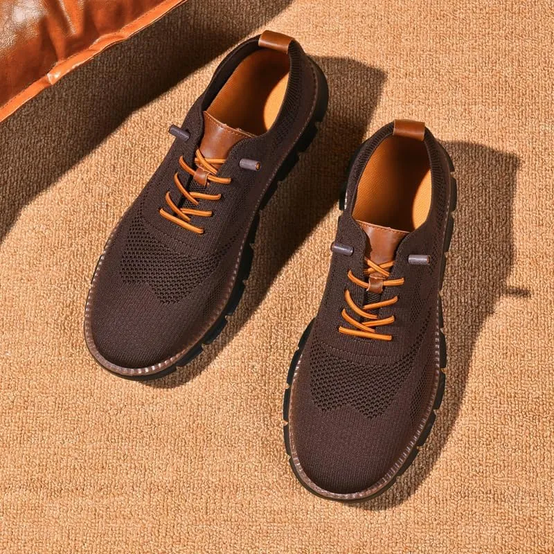 Breeze Shoes for Men Lightweight Casual Fashion Walking Shoes Comfortable Oxford Mens Business Classic Urban Dress
