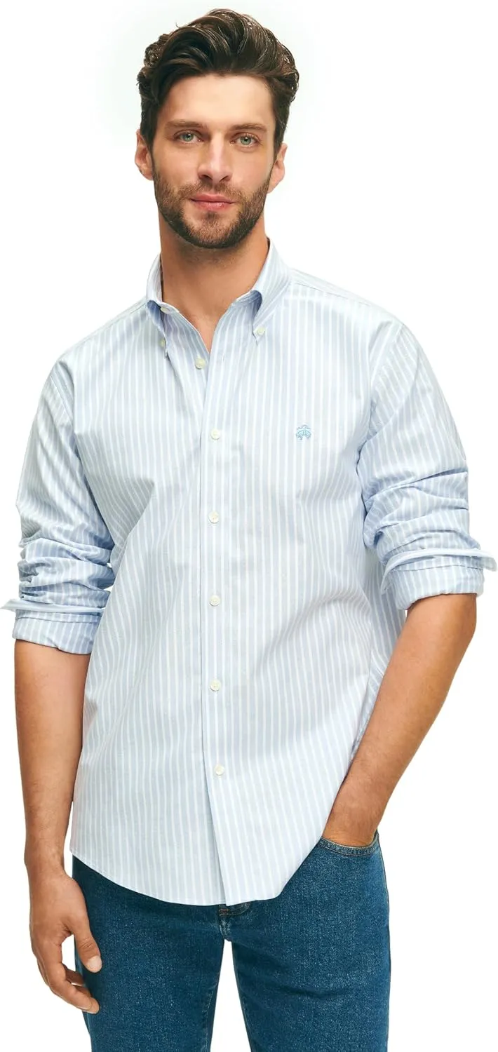 Brooks Brothers Men's Oxford Long Sleeve Sport Shirt
