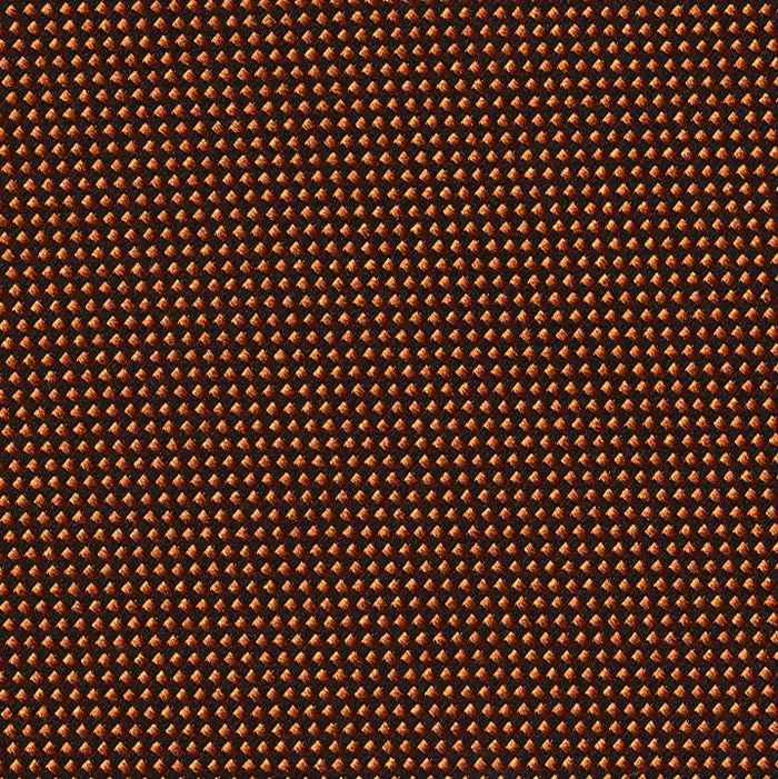 Burnt Orange Oxford Weave Silk Pocket Square #FFOXP-19
