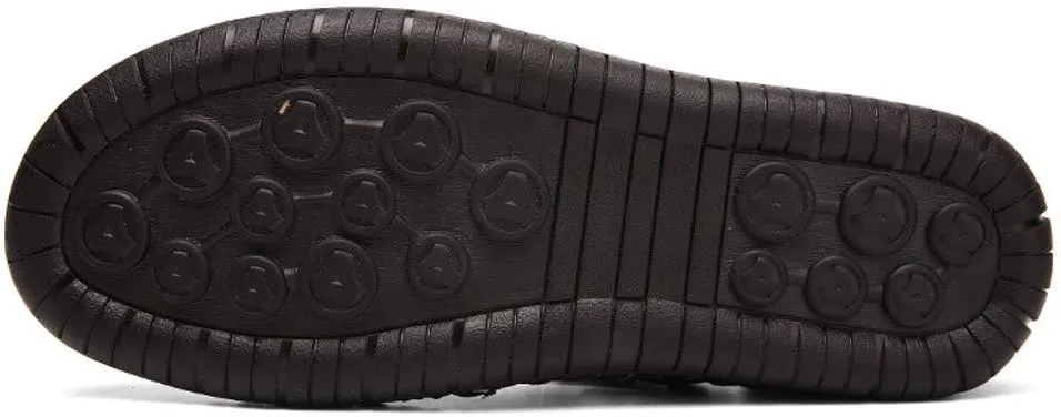 Casual Shoes Breathable Sandals Men's Leather Summer Outdoor Beach Men's sandals Knee Sandals for Men