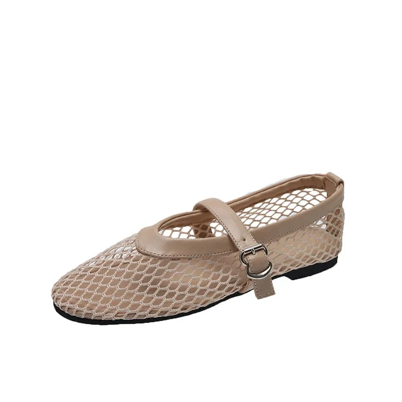 Casual Trend Breathable Ballet Women's Hollow Beach Sandals