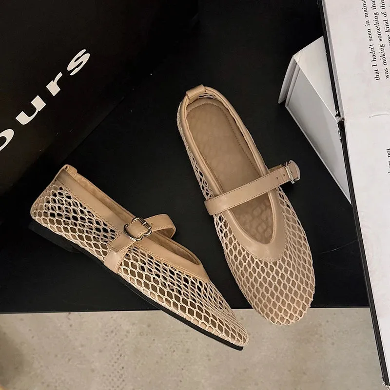 Casual Trend Breathable Ballet Women's Hollow Beach Sandals