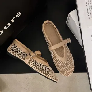 Casual Trend Breathable Ballet Women's Hollow Beach Sandals