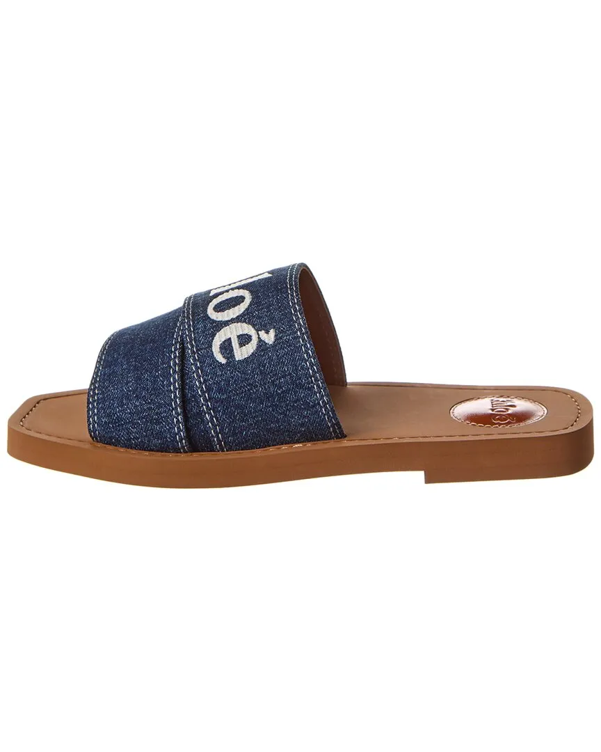 Chloé Woody Canvas Sandal