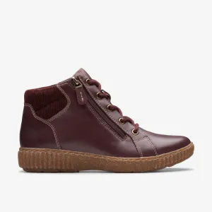Clarks Women's Caroline Park Wine Combi Leather 26179526