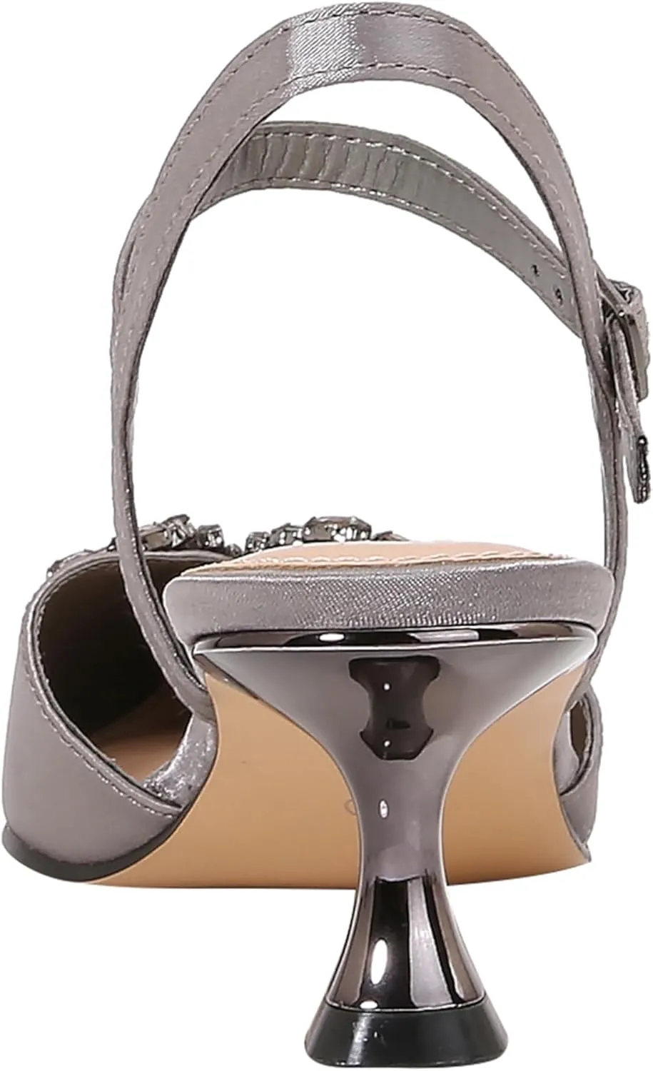 CLASSY Satin Jewel Ornament Sandal