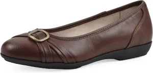 CLIFFS BY WHITE MOUNTAIN Women's Calming Cushioned Ballet Flat