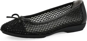 CLIFFS BY WHITE MOUNTAIN Women's Carlicia Cushioned Mesh Ballet Flat