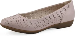 CLIFFS BY WHITE MOUNTAIN Women's Cindy Cushioned Ballet Flat