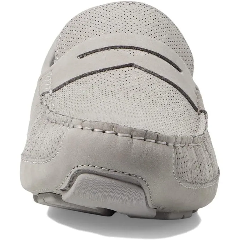 Cole Haan Men's Wyatt Penny Driver Sleet Nubuck Perf/Microchip C37262