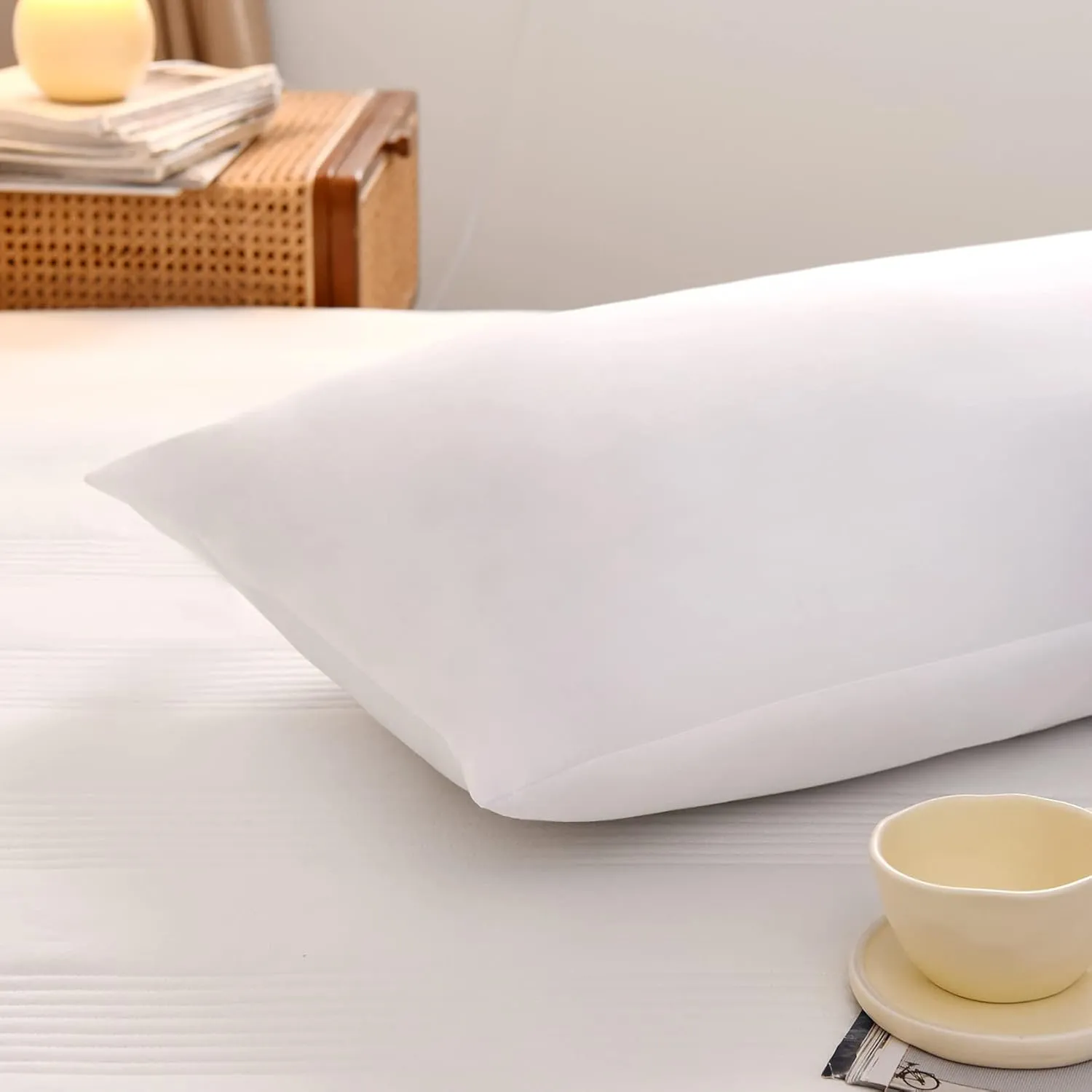 Cosybay Soft Large Body Pillow Insert – Long Sleeping Breathable Bed Pillow – Full Body Pillow Insert -20×54 Inch