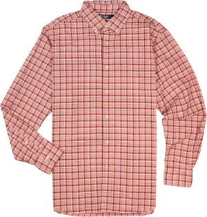 Cremieux Men's Easy-Care Long Sleeve Oxford Shirt with Pocket, Regular Sizes