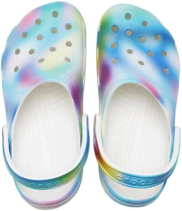 Crocs Classic Solar Rainbow Clogs