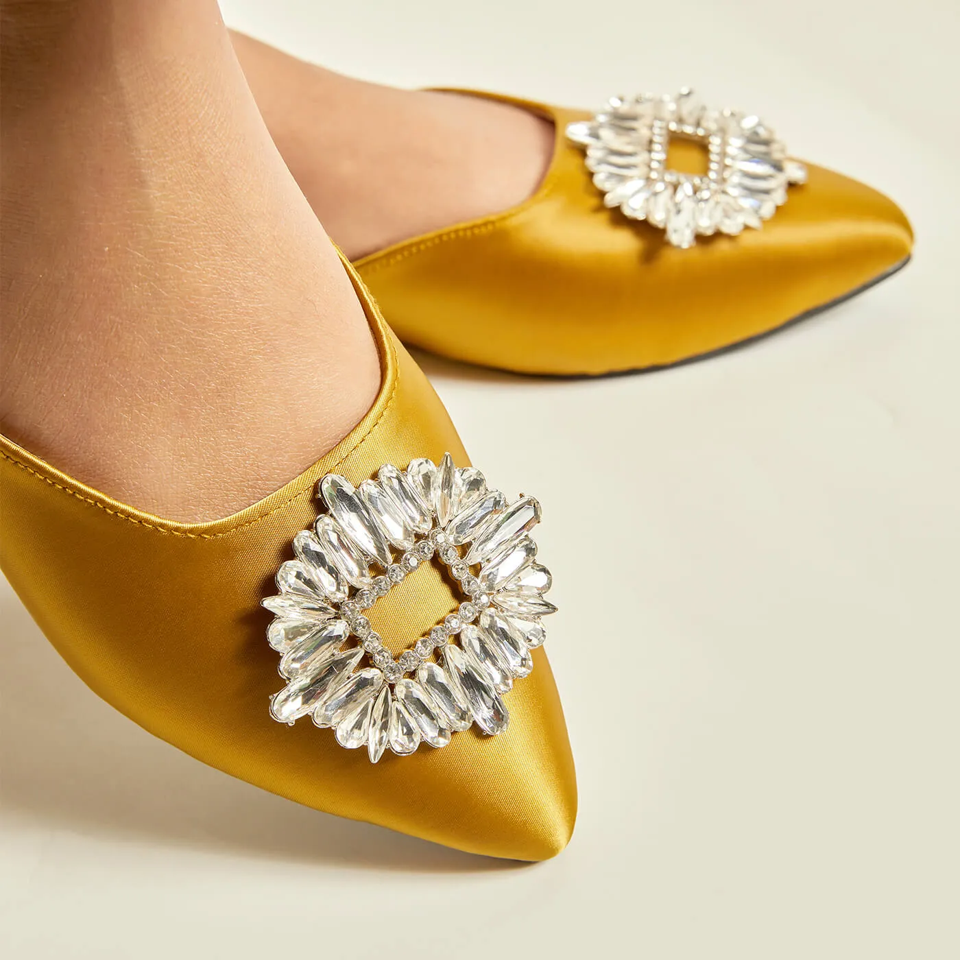 Crystal Rose Mule - Tale Olive