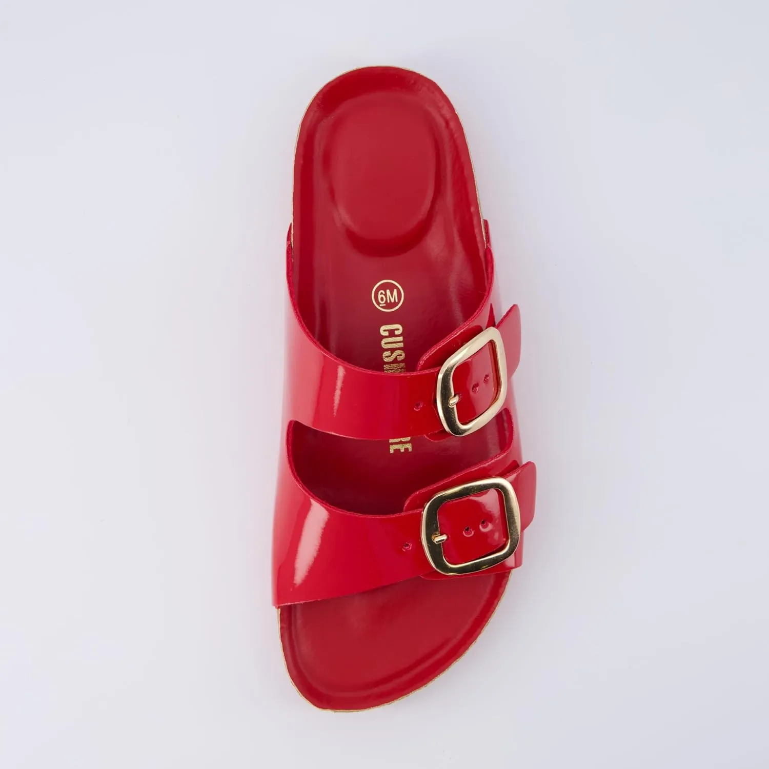CUSHIONAIRE Women's Lang Cork footbed Sandal with  Comfort