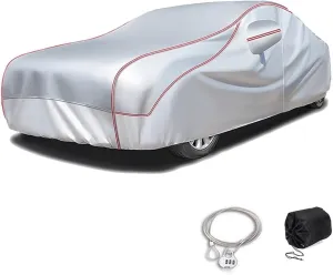 Custom Hail Proof Car Cover compatible with Range Rover Sport SVR (2015-2023),Multi-Layered Car Hail Blankets with Cotton Outdoor Full Exterior Covers Waterproof Sunproof All Weather Protection(Silver