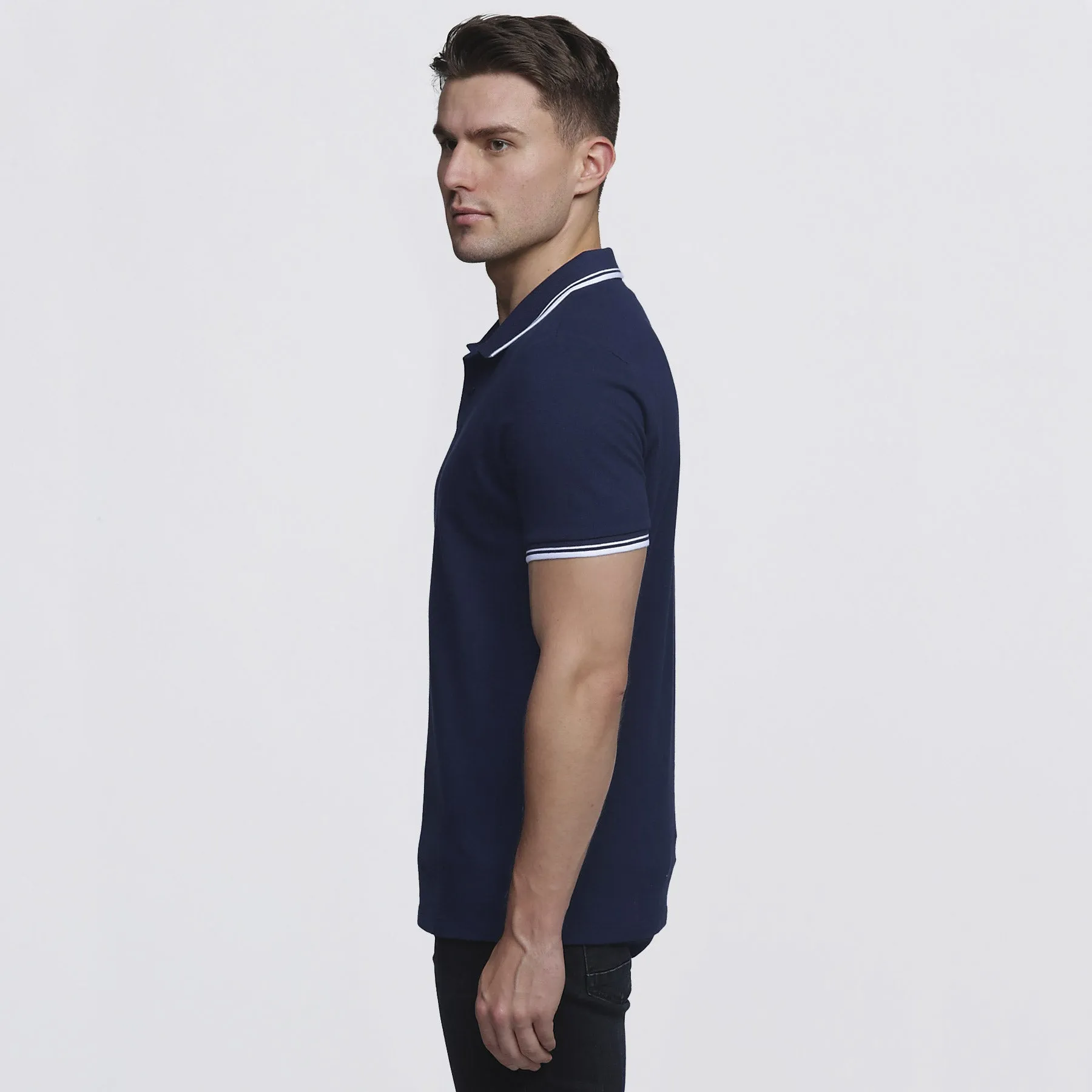 Customer-approved smpli Mens Stanton Door-to-door delivery Polo