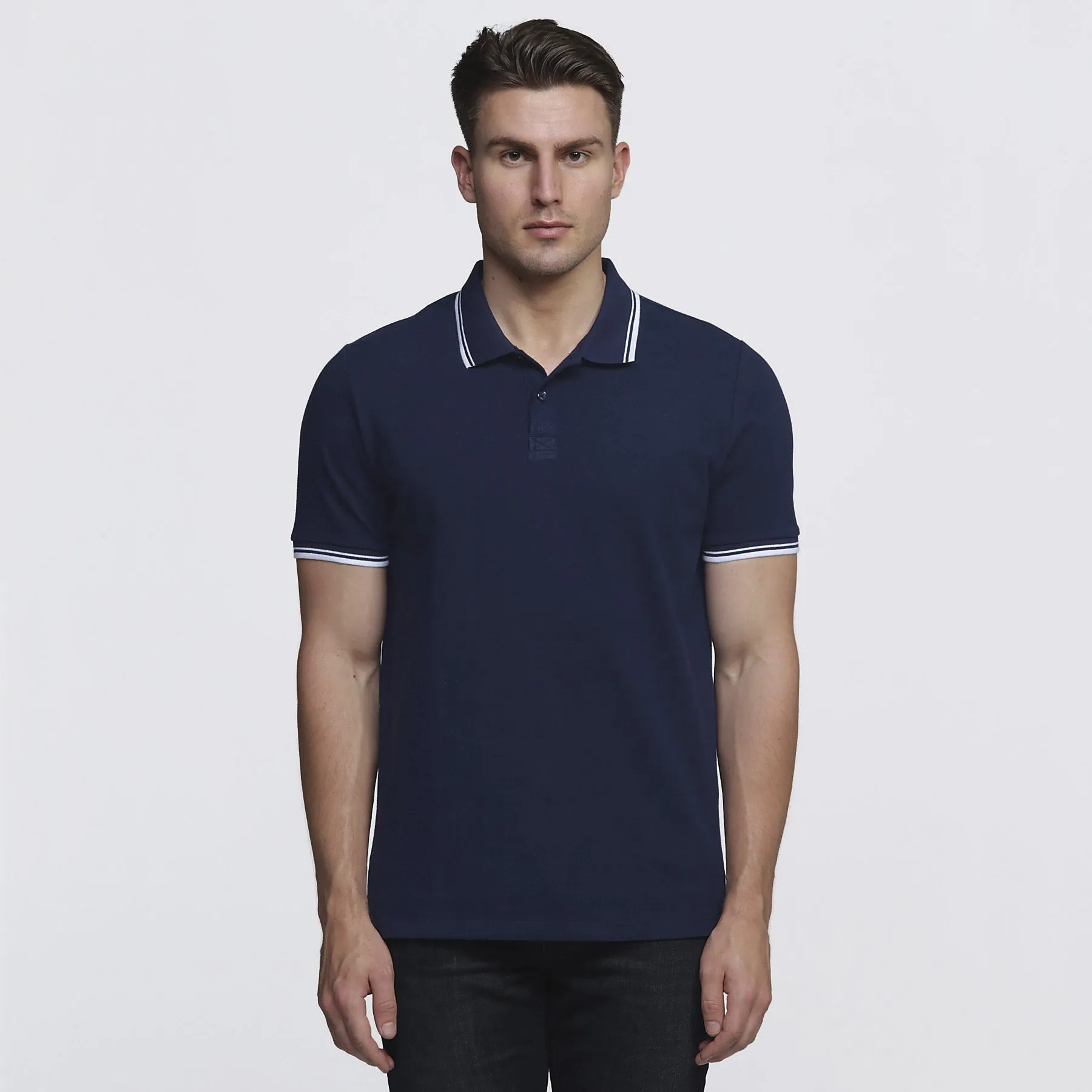 Customer-approved smpli Mens Stanton Door-to-door delivery Polo