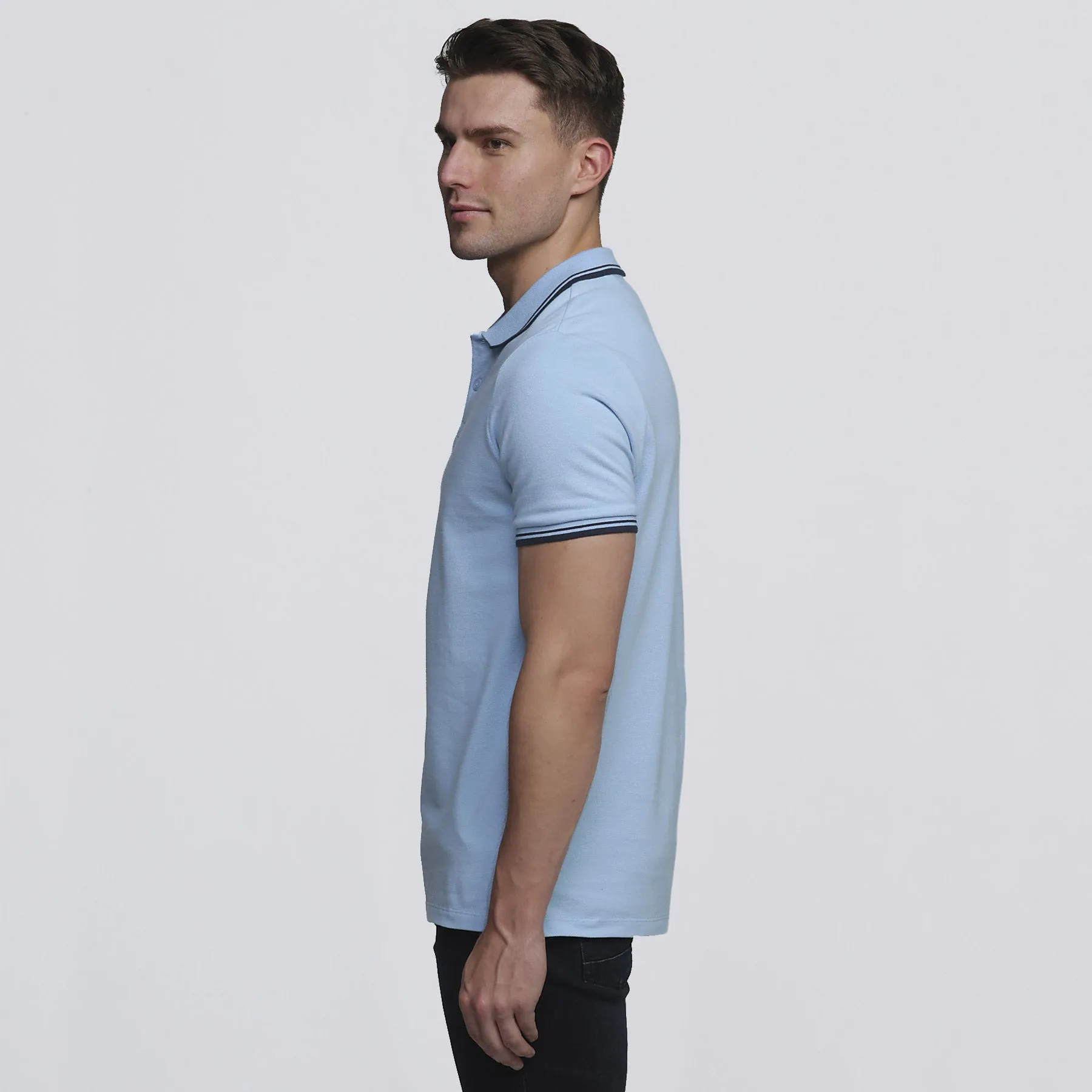 Customer-approved smpli Mens Stanton Door-to-door delivery Polo