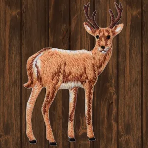 Deer Embroidered Patch — Iron On