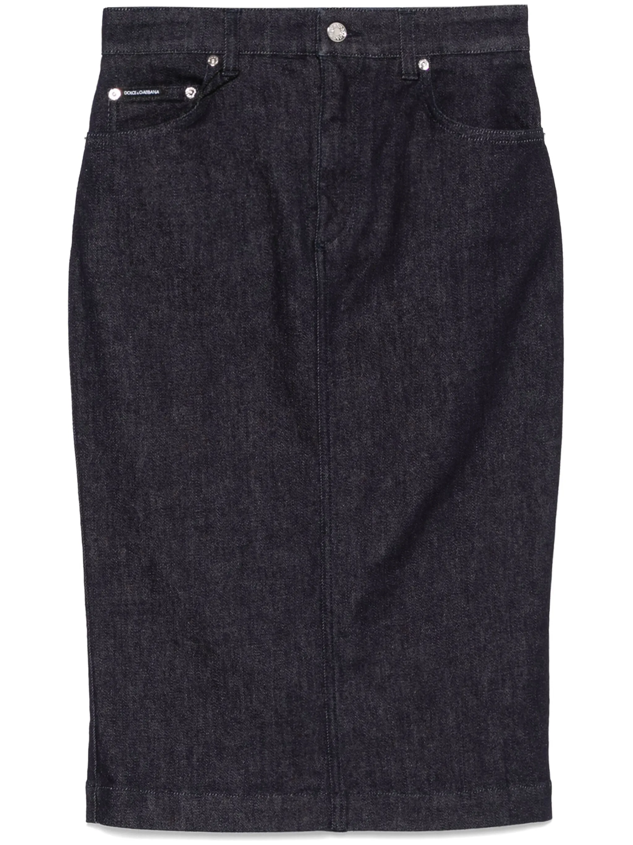 Denim Midi Skirt