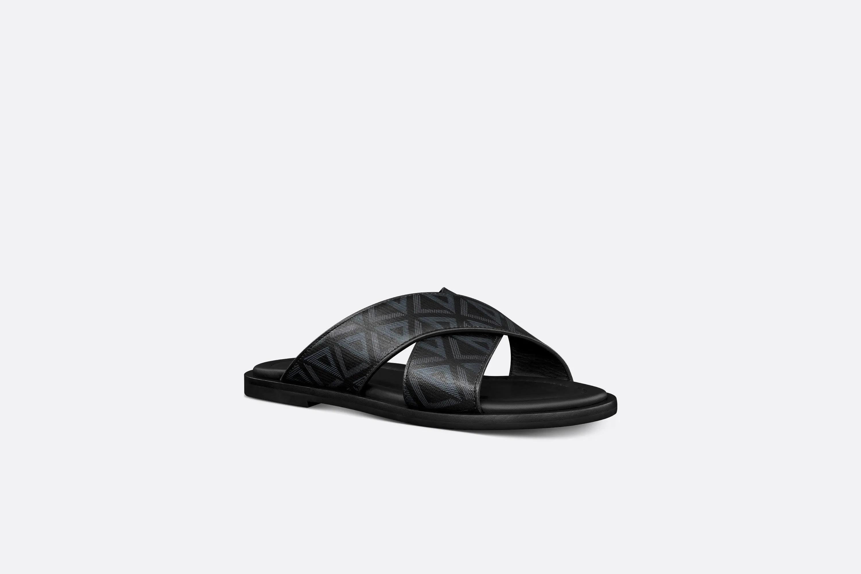 Dior Alias Sandal • Black CD Diamond Canvas
