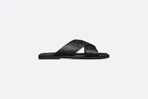 Dior Alias Sandal • Black CD Diamond Canvas