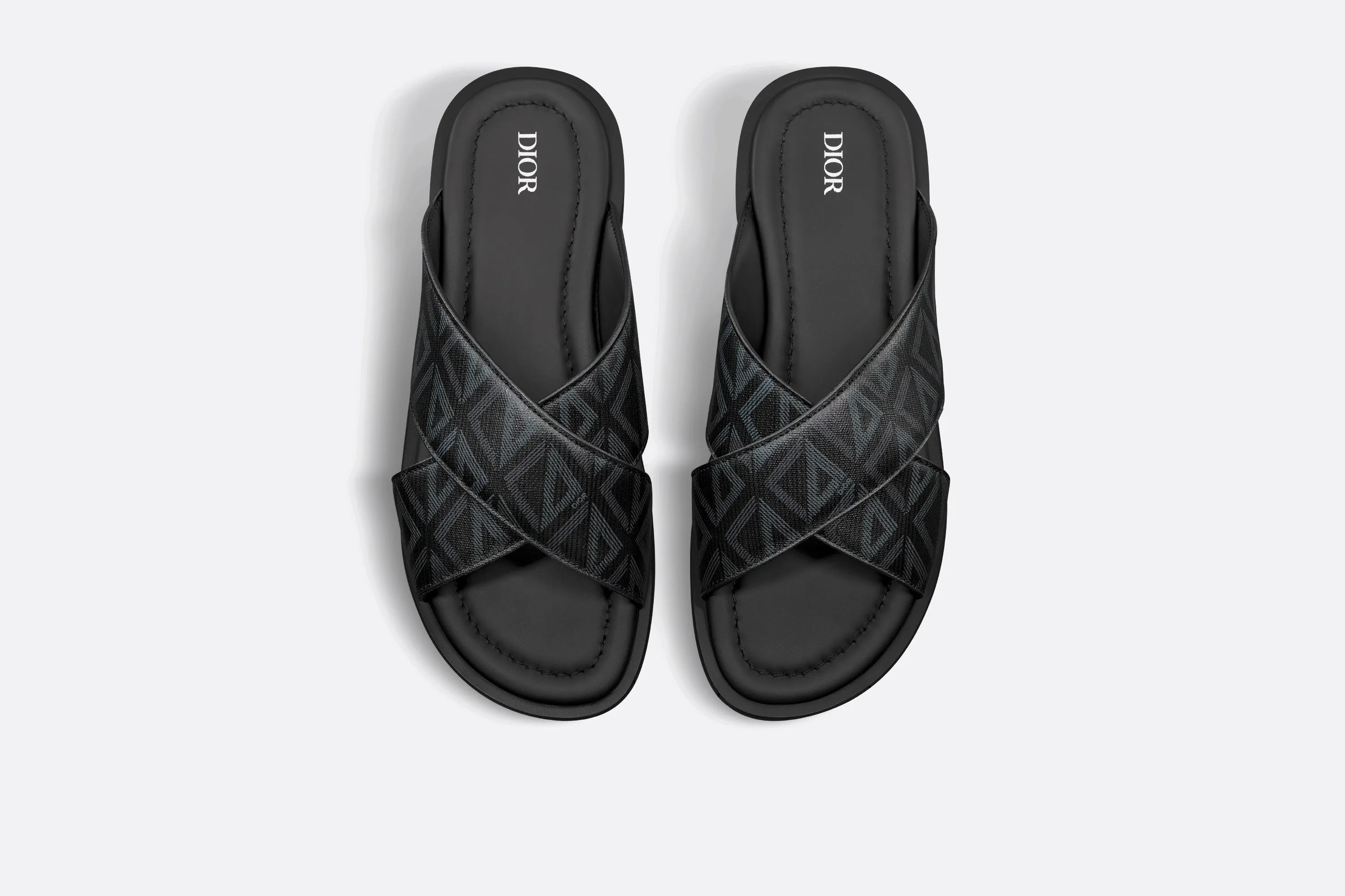 Dior Alias Sandal • Black CD Diamond Canvas