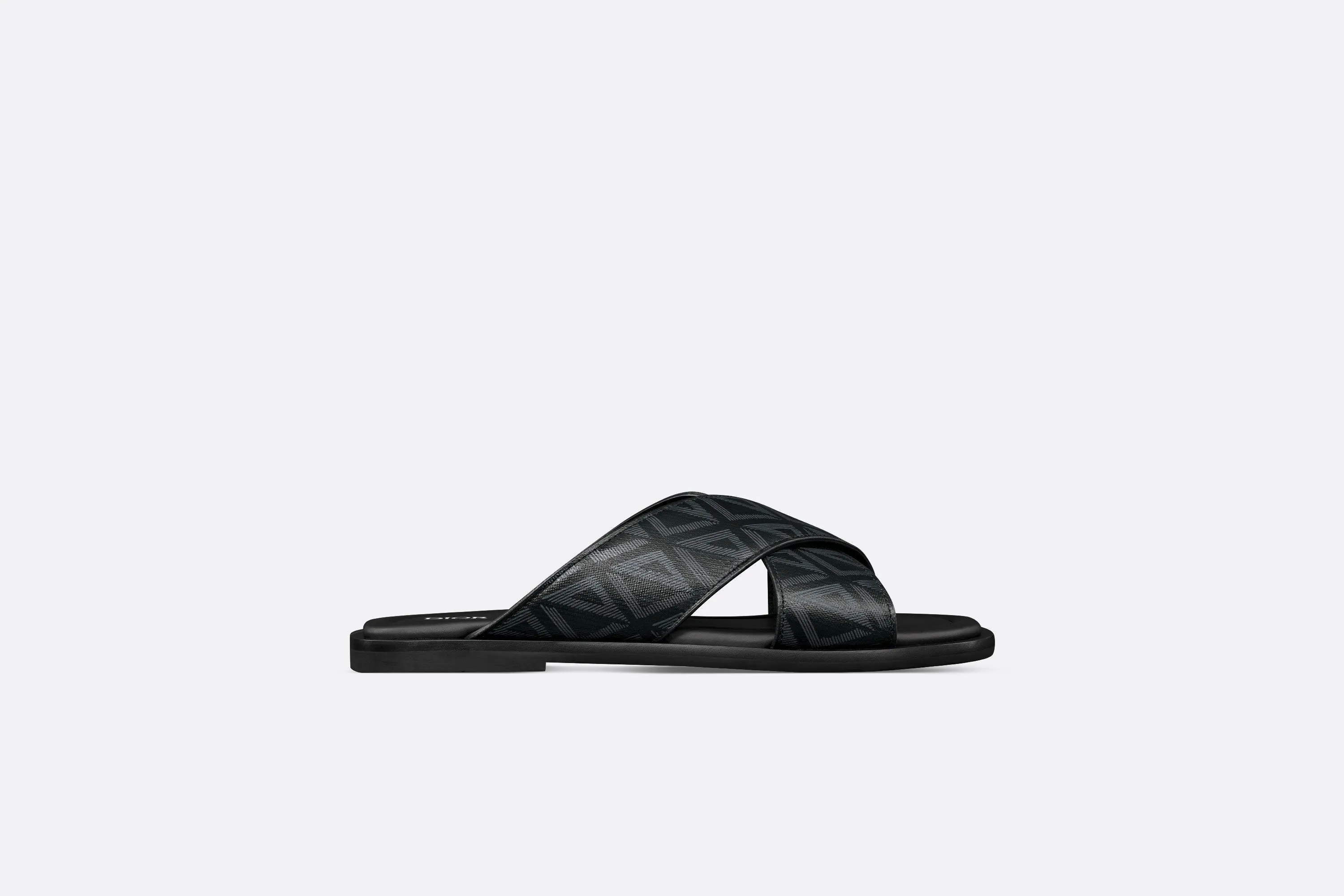 Dior Alias Sandal • Black CD Diamond Canvas