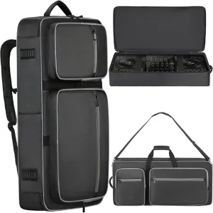 DJ Controller Bag Compatible with DDJ FLX10 / DDJ 1000 / DDJ REV7 / DDJ REV5 / SC LIVE 4, DJ Controller Soft Case with Multi-pocket, DJ Case DJ Gig-bag for DJ Controller & Accessories (Medium)