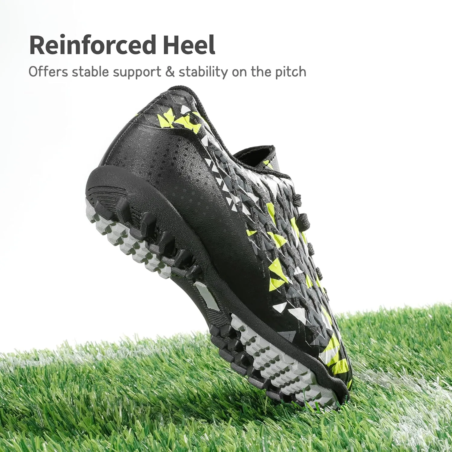 DREAM PAIRS Boys Girls Turf Indoor Soccer Shoes Lace Up Cleats for Little/Big Kid