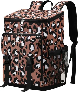 DYSHAYEN Cooler Backpack,Lightweight Backpack Cooler Insulated Leak Proof,30 Cans Soft Cooler Bag for Beach,Camping,Beach,Picnic,Lunch