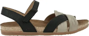 El Naturalista Womens 5242 Zumaia Multi Leather Noir Mixed Sandal - 39