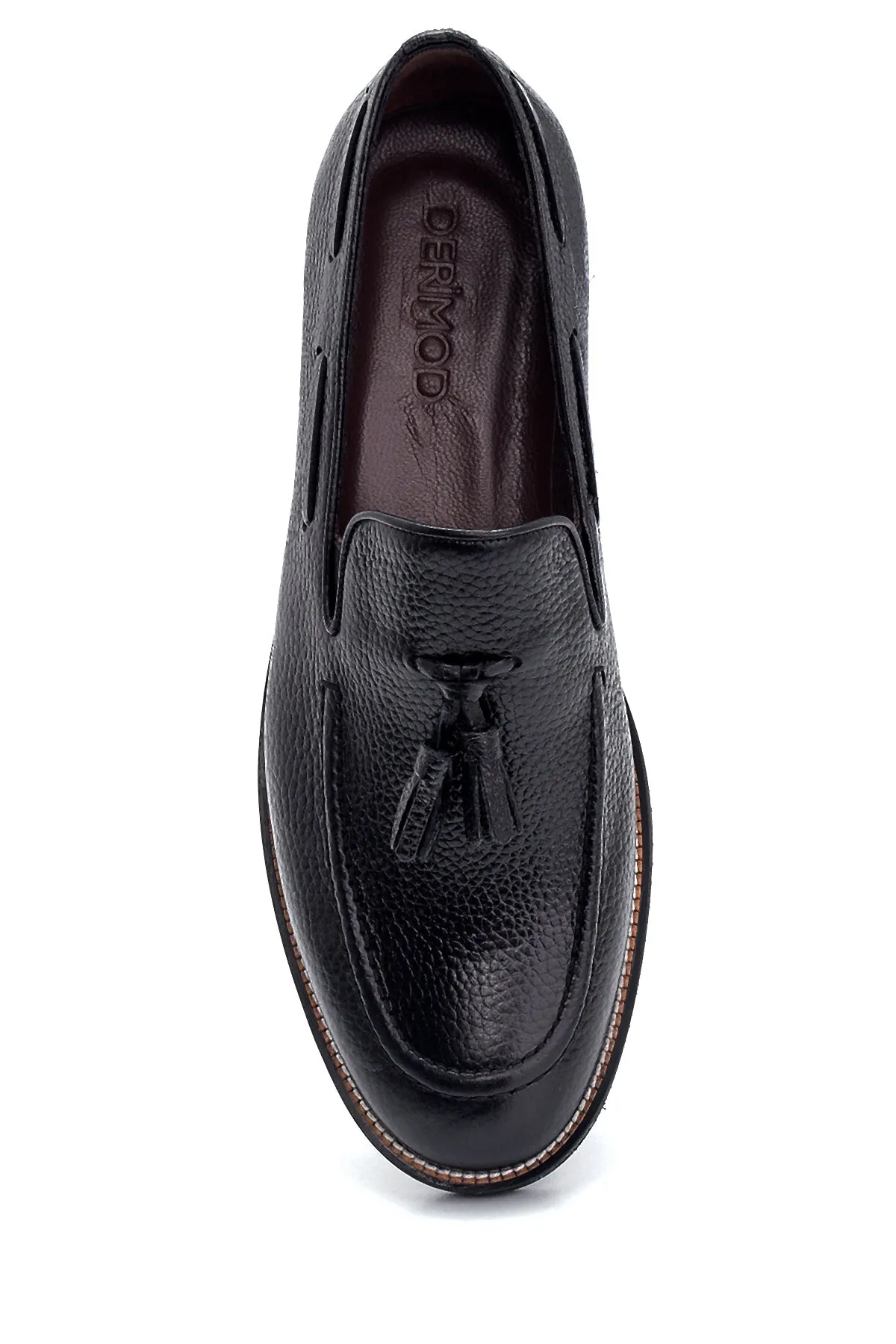 Erkek Deri Püskül Detaylı Loafer