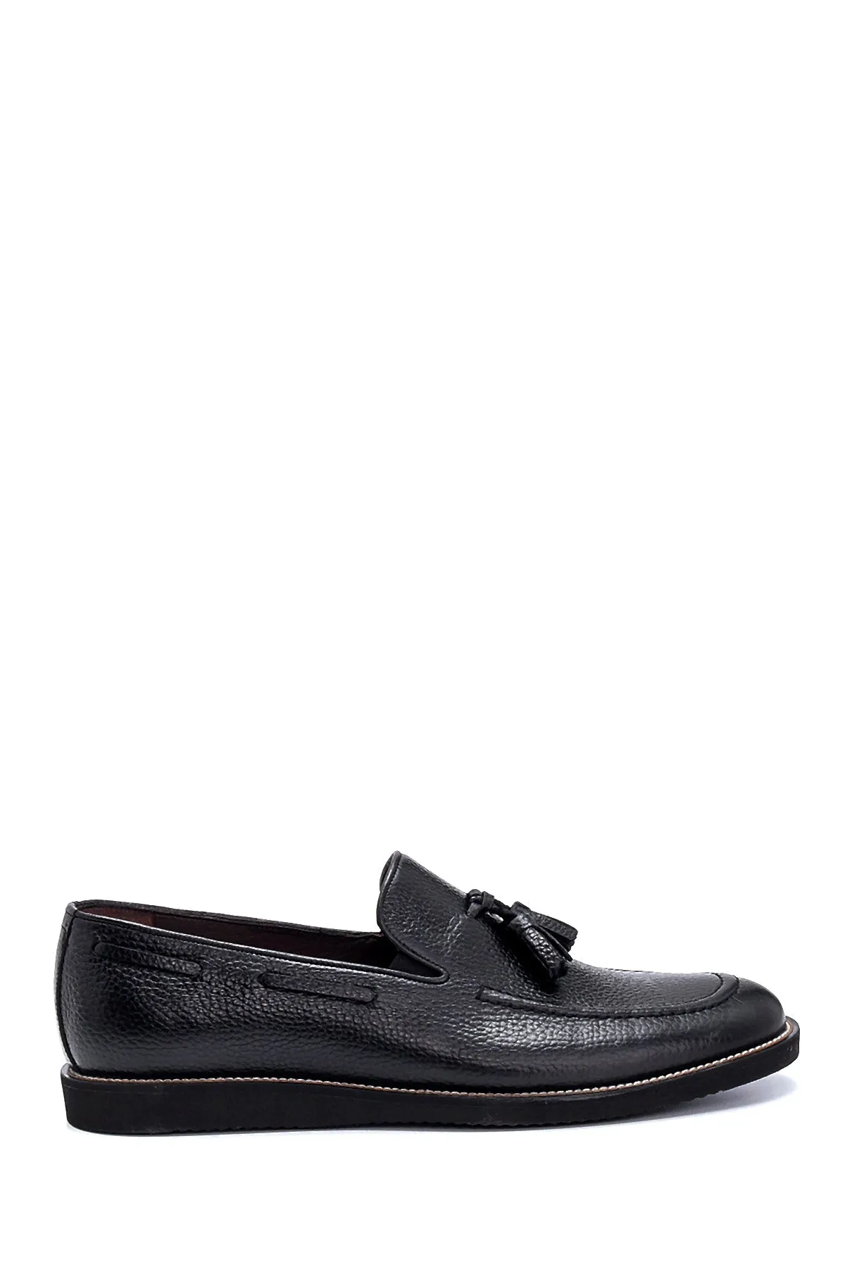 Erkek Deri Püskül Detaylı Loafer