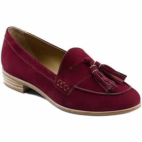 Estelle Pointed Toe Flat Cherry 65 M Us