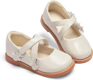 ESTINE Toddler Girl Mary Jane Dress Shoes-Girls School Uniform Oxford for Wedding Party
