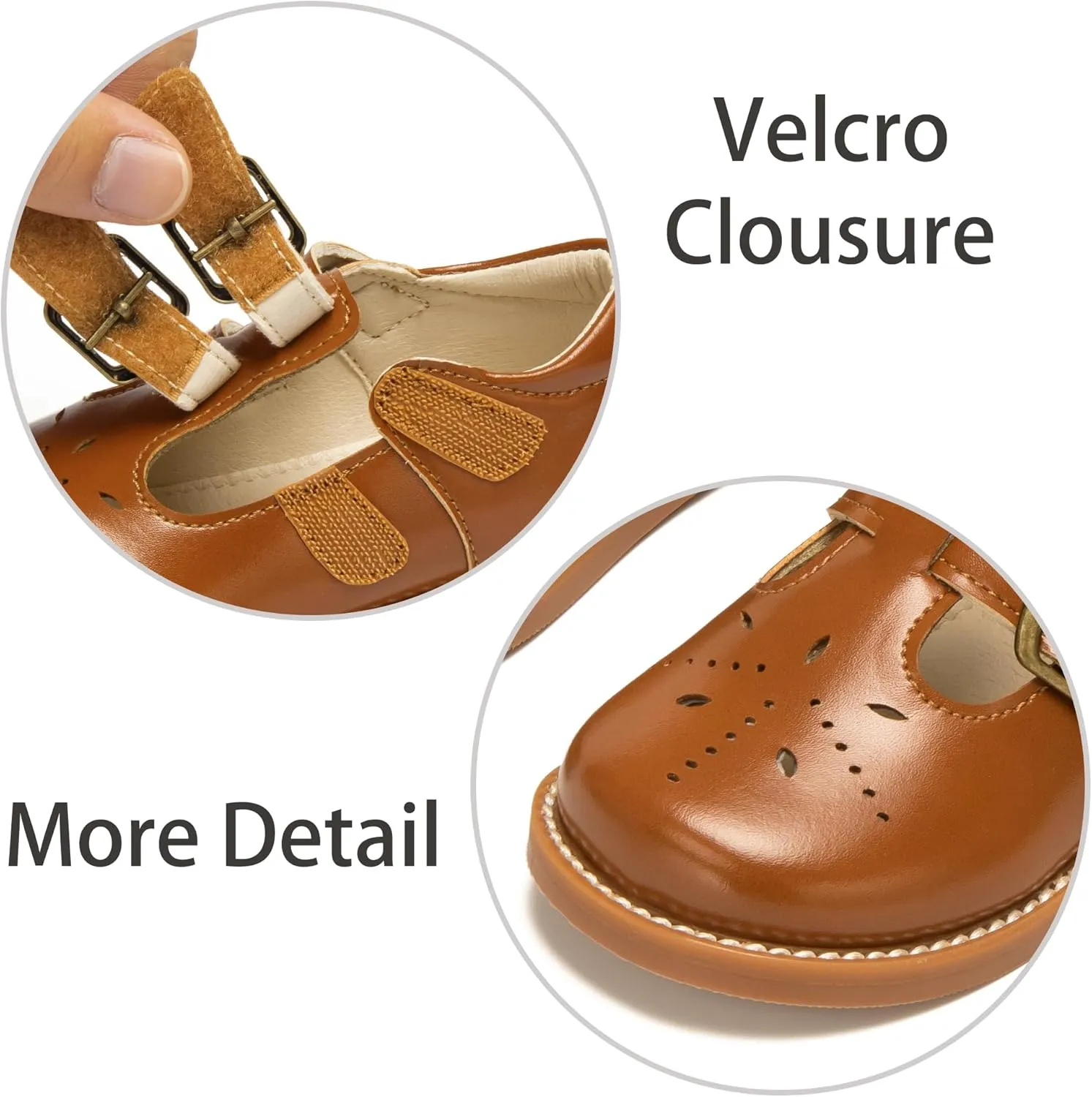 ESTINE Toddler Girl Mary Jane Dress Shoes-Girls School Uniform Oxford for Wedding Party