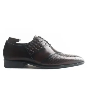 Exquisite Embossed Crocodile Oxford Shoes