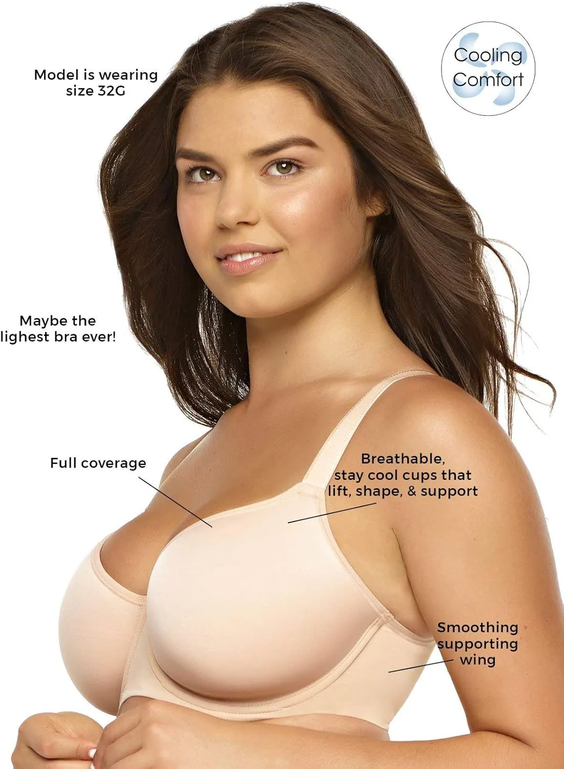 Felina Paramour Topaz Breathable Contour Bra
