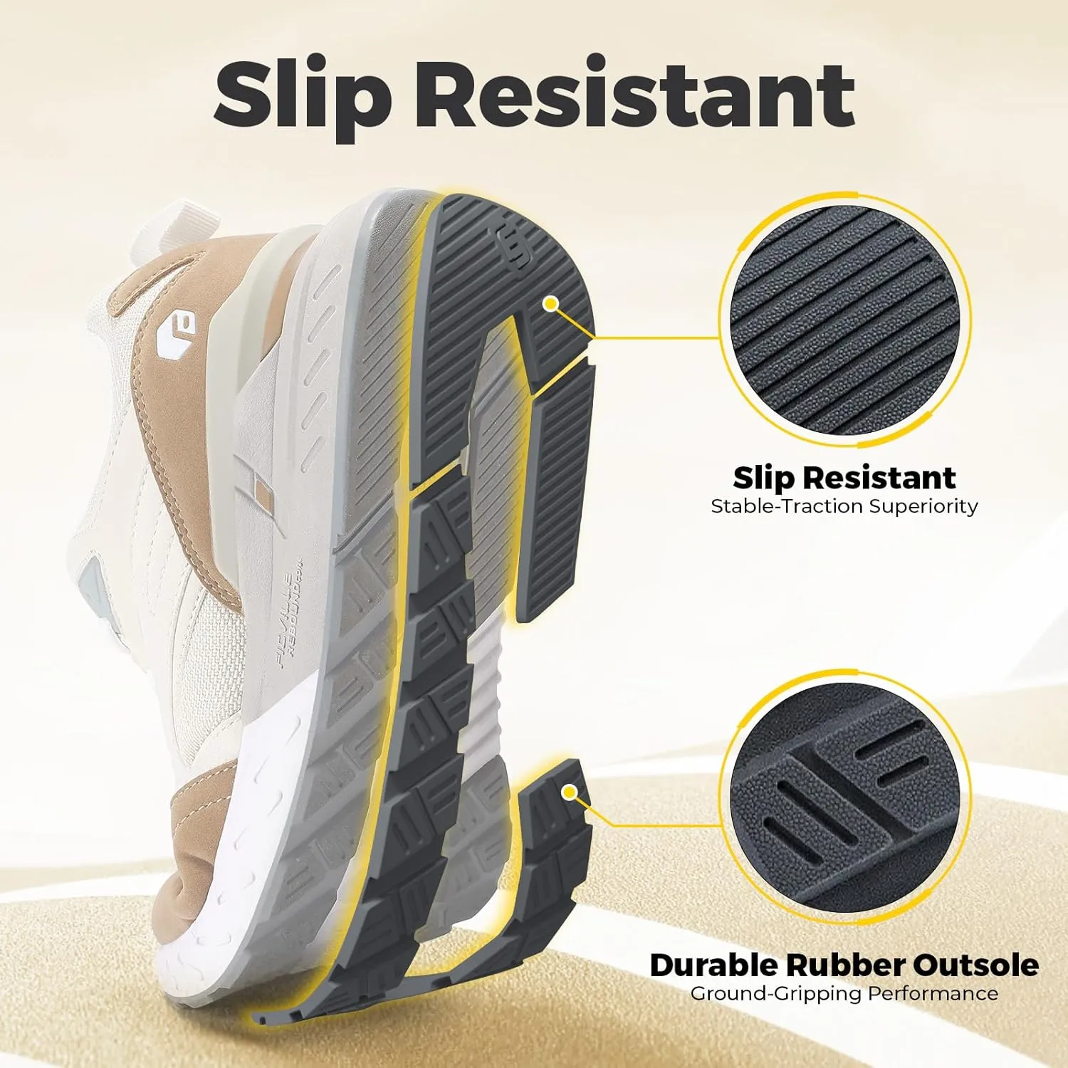 FitVille Extra Wide Walking Shoes Women Wide Width Workout Sneakers with Arch Support for Flat Feet Heel Pain Relief - Rebound Core V9